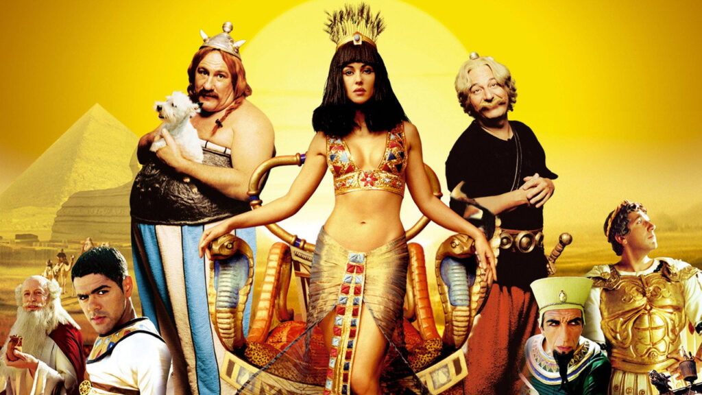 Scéna z filmu Asterix a Obelix: Misia Kleopatra