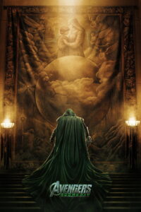 Poster k filmu Avengers: Doomsday — kolízia troch univerzov pod vedením bratov Russo