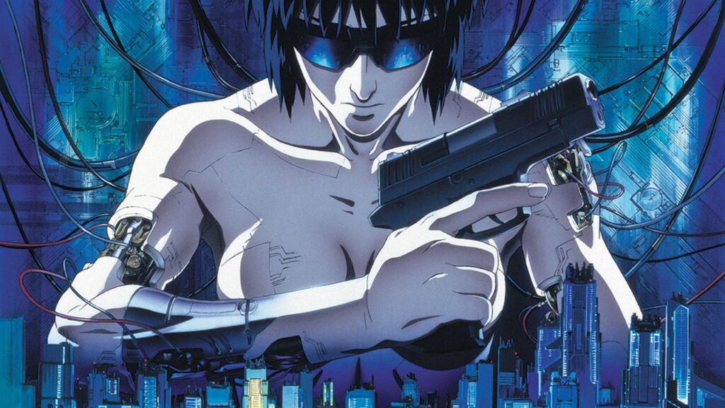Propagačný záber z filmu Ghost in the Shell