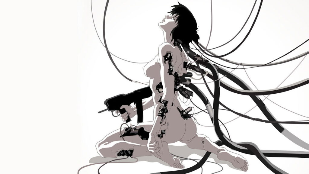 Scéna z filmu Ghost in the Shell
