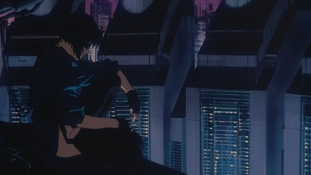 Záber z filmu Ghost in the Shell