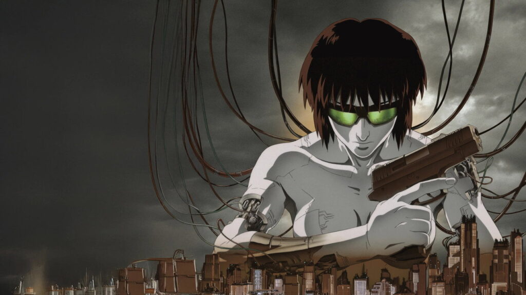 Propagačný záber z filmu Ghost in the Shell