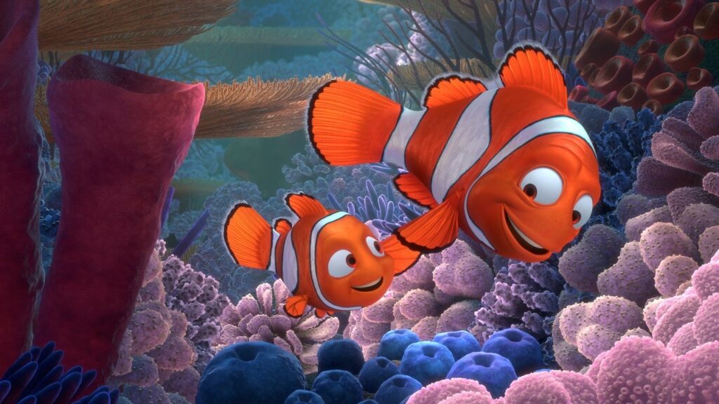 Propagačný záber z filmu Hľadá sa Nemo