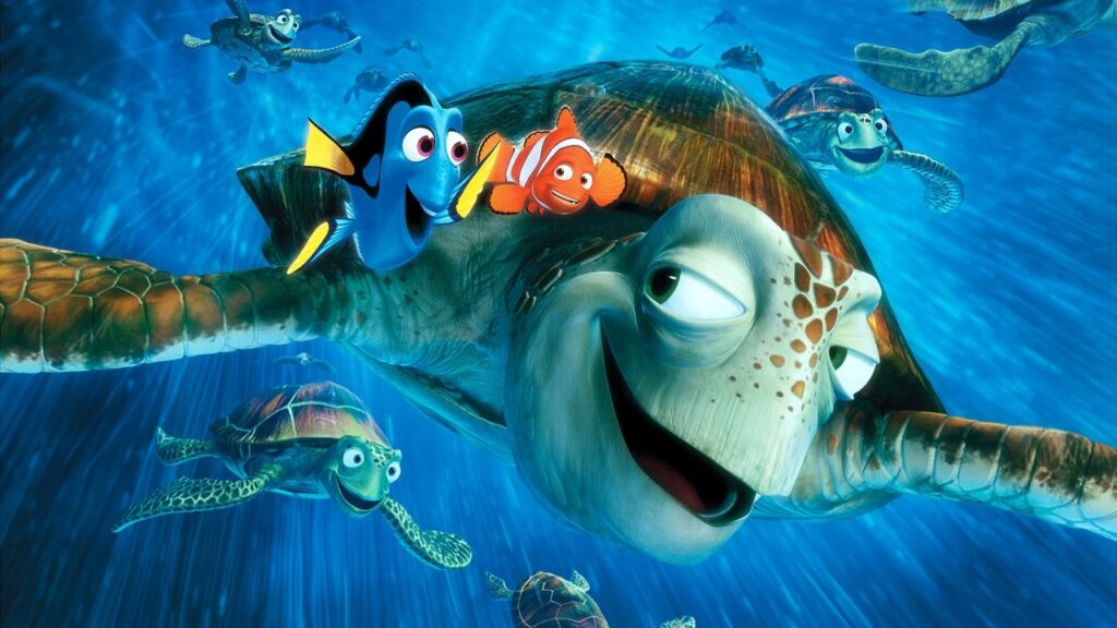 Scéna z filmu Hľadá sa Nemo