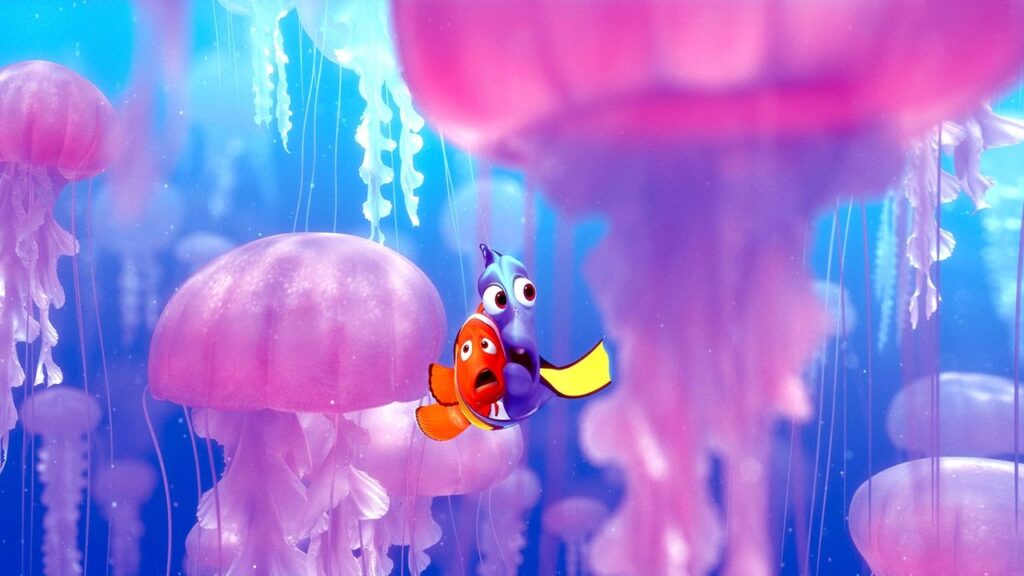 Záber z filmu Hľadá sa Nemo