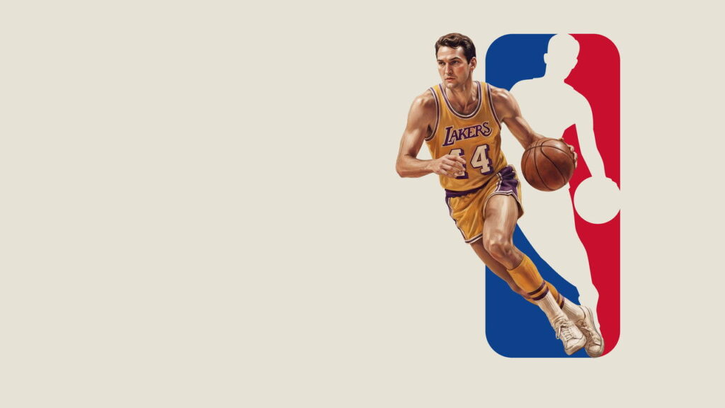 Propagačný záber z filmu Jerry West: The Logo