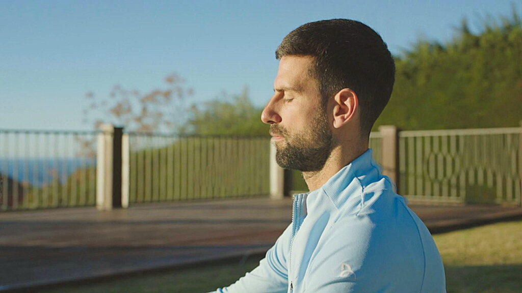 Propagačný záber z filmu Novak Djokovic: The Wolf in Winter