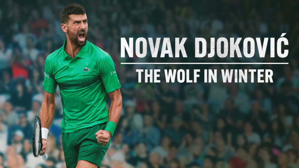 Fotografia z filmu Novak Djokovic: The Wolf in Winter