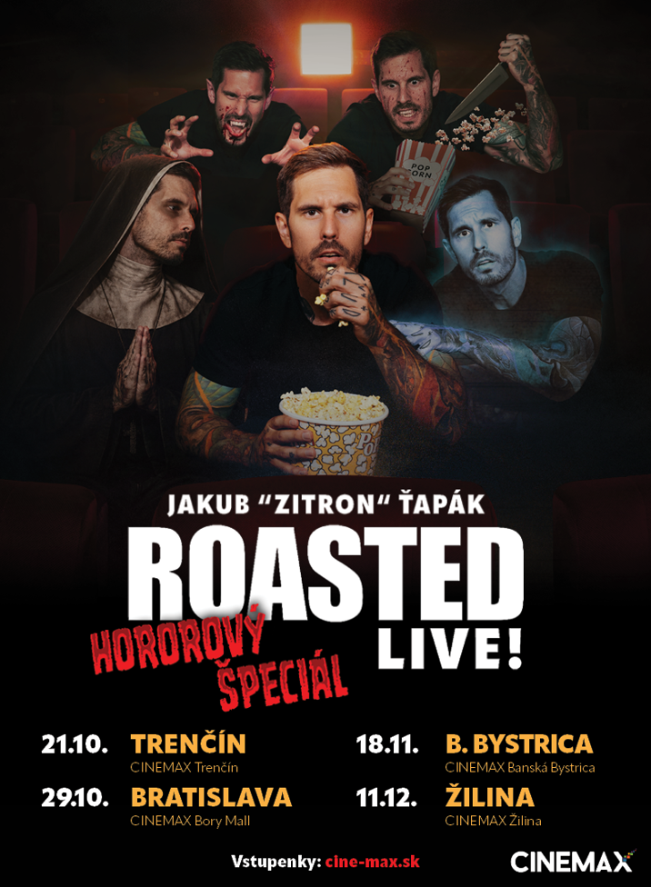 Poster k filmu ROASTED LIVE! Hororový špeciál