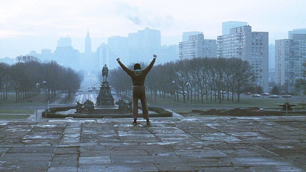 Scéna z filmu Rocky