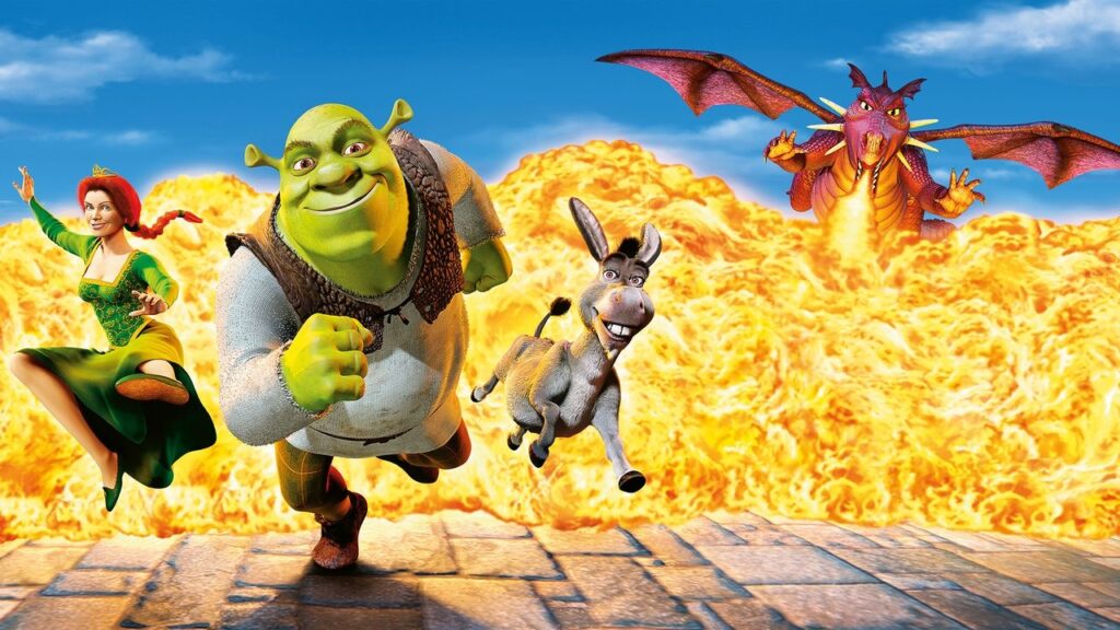 Propagačný záber z filmu Shrek