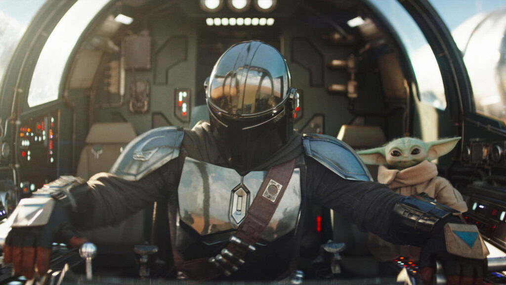 Fotografia z filmu Star Wars: Mandalorian a Grogu