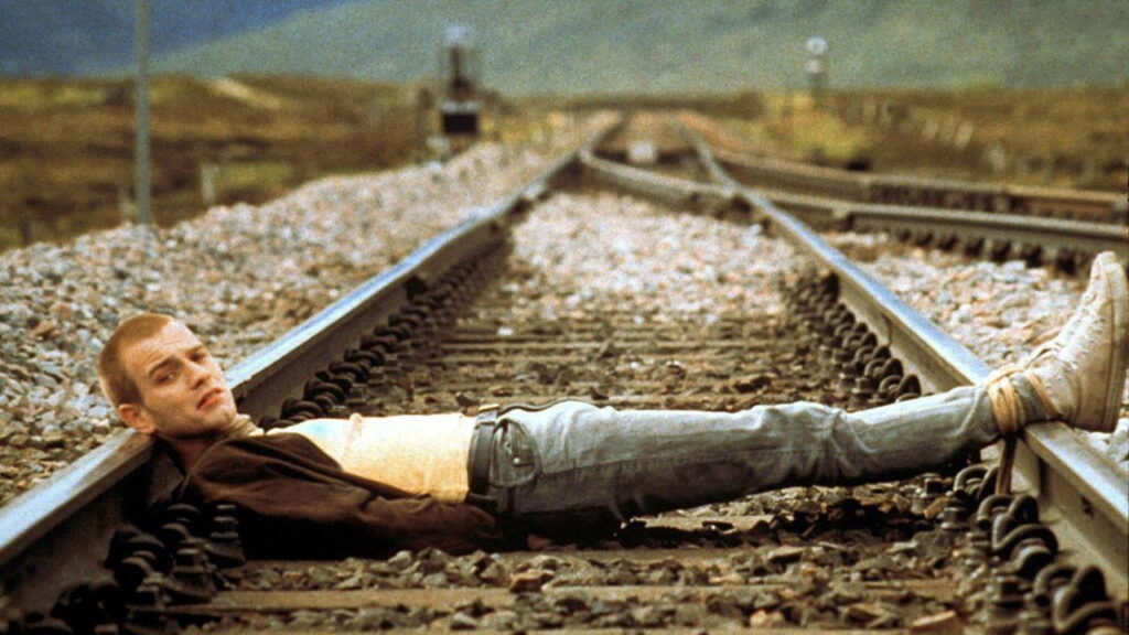 Propagačný záber z filmu Trainspotting