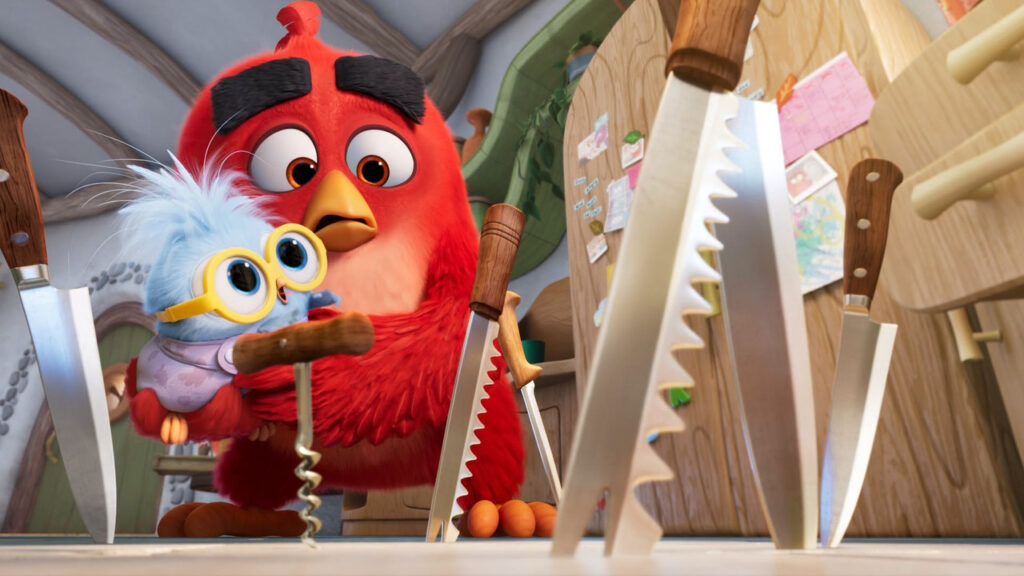 Propagačný záber z filmu Angry Birds vo filme 3