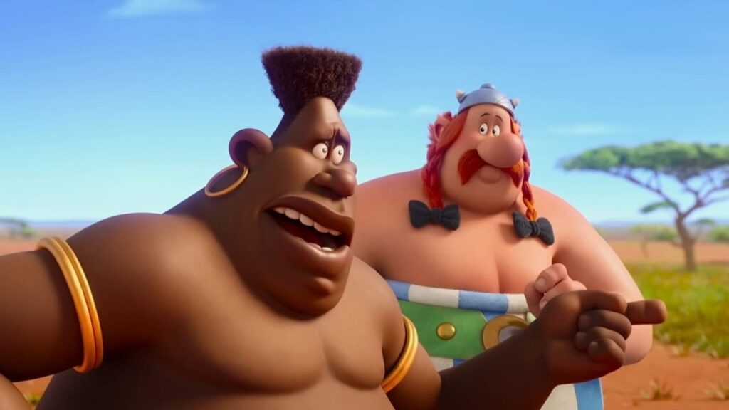 Záber z filmu Asterix a Obelix: Kráľovstvo Núbie