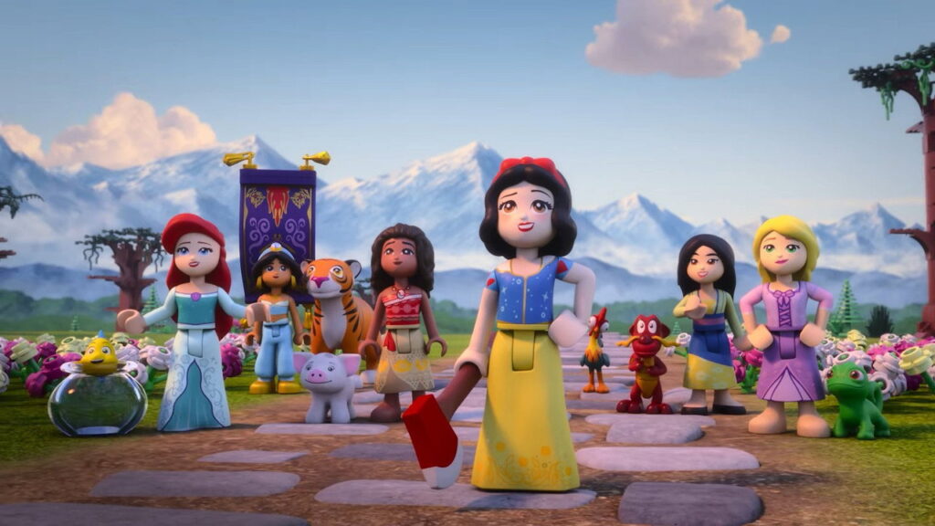 Záber z filmu LEGO Disney Princezné: Magický mišmaš