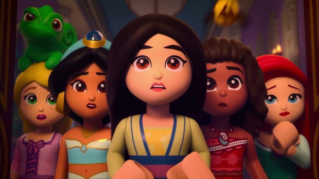 Propagačný záber z filmu LEGO Disney Princezné: Magický mišmaš